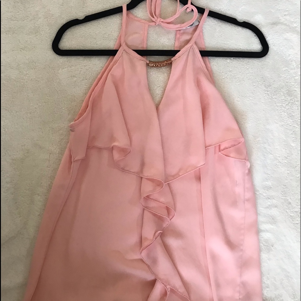 Pink tank top